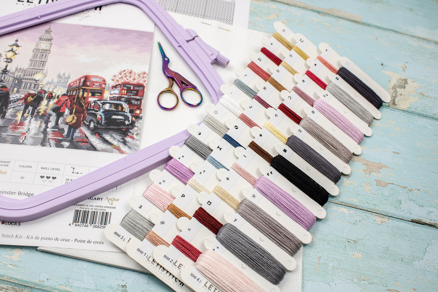 Kit de Punto de Cruz Westminster Bridge - LETISTITCH L8040