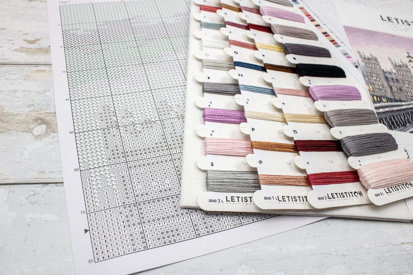 Kit de Punto de Cruz Westminster Bridge - LETISTITCH L8040