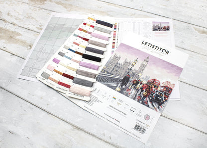 Kit de Punto de Cruz Westminster Bridge - LETISTITCH L8040