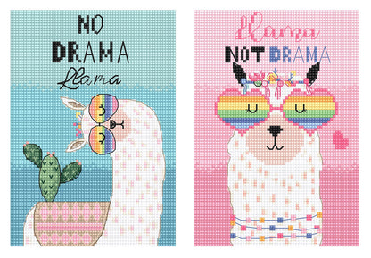 No Drama Llama - L8044 LETISTITCH - Kit de Punto de Cruz