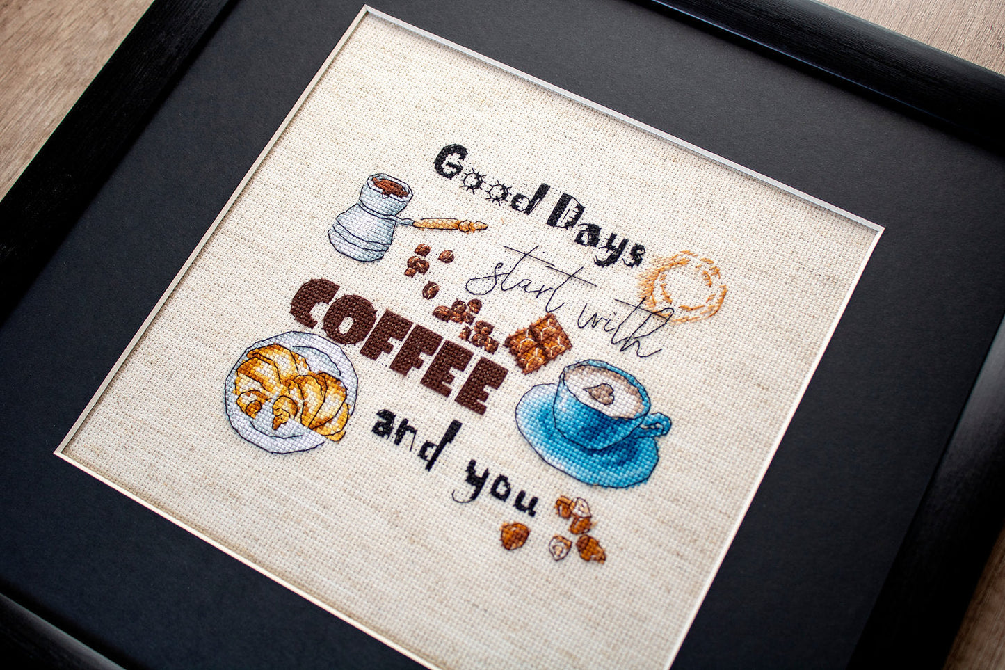 Coffee Time - Kit de Punto de Cruz LETISTITCH LETI 927