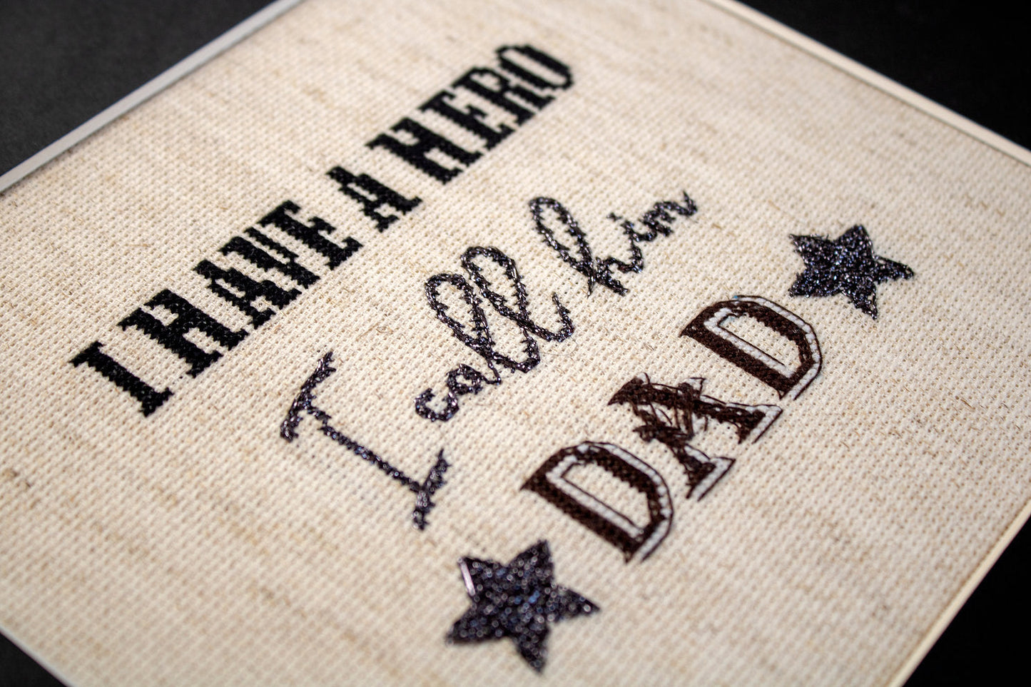 LETI 933 Regalo del día del padre - LETISTITCH - Kit de Punto de Cruz