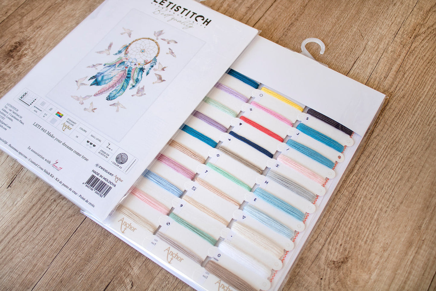 LETI 945 Haz tus sueños realidad - LETISTITCH - Kit de Punto de Cruz