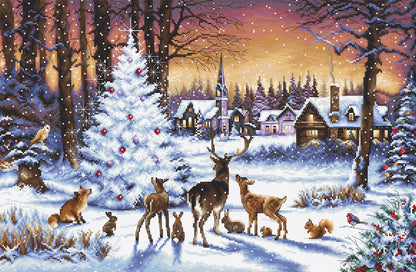 Christmas Wood - LETI 947 LETISTITCH - Kit de Punto de Cruz