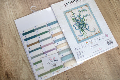 LETI 974 BLUE I - LETISTITCH - Kit de Punto de Cruz