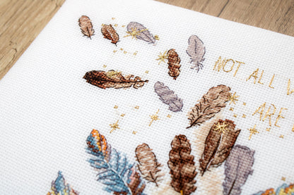 Nunca dejes de soñar - LETI 984 LETISTITCH- Kit de Punto de Cruz