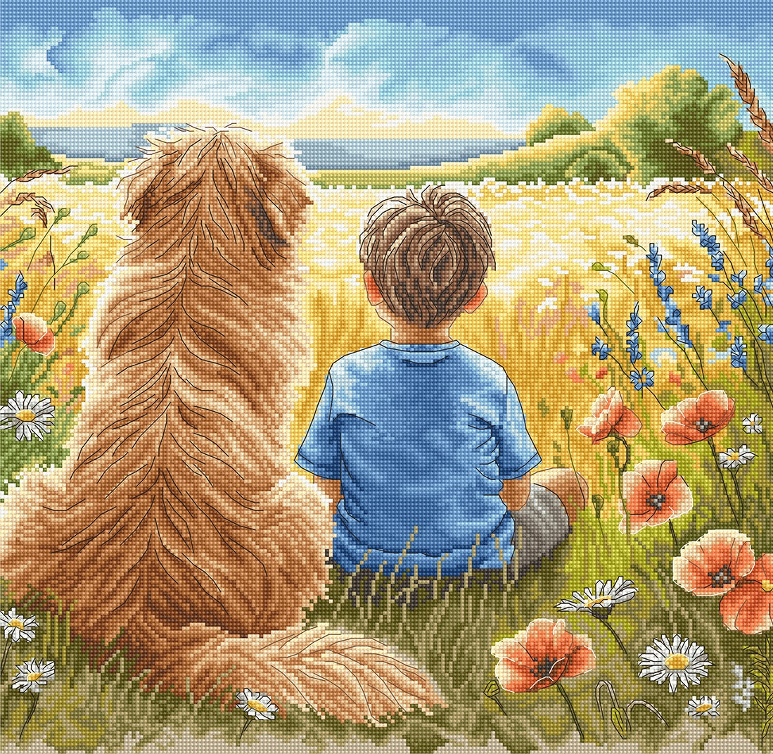The Best Friend - Cross Stitch Kit AVA P034