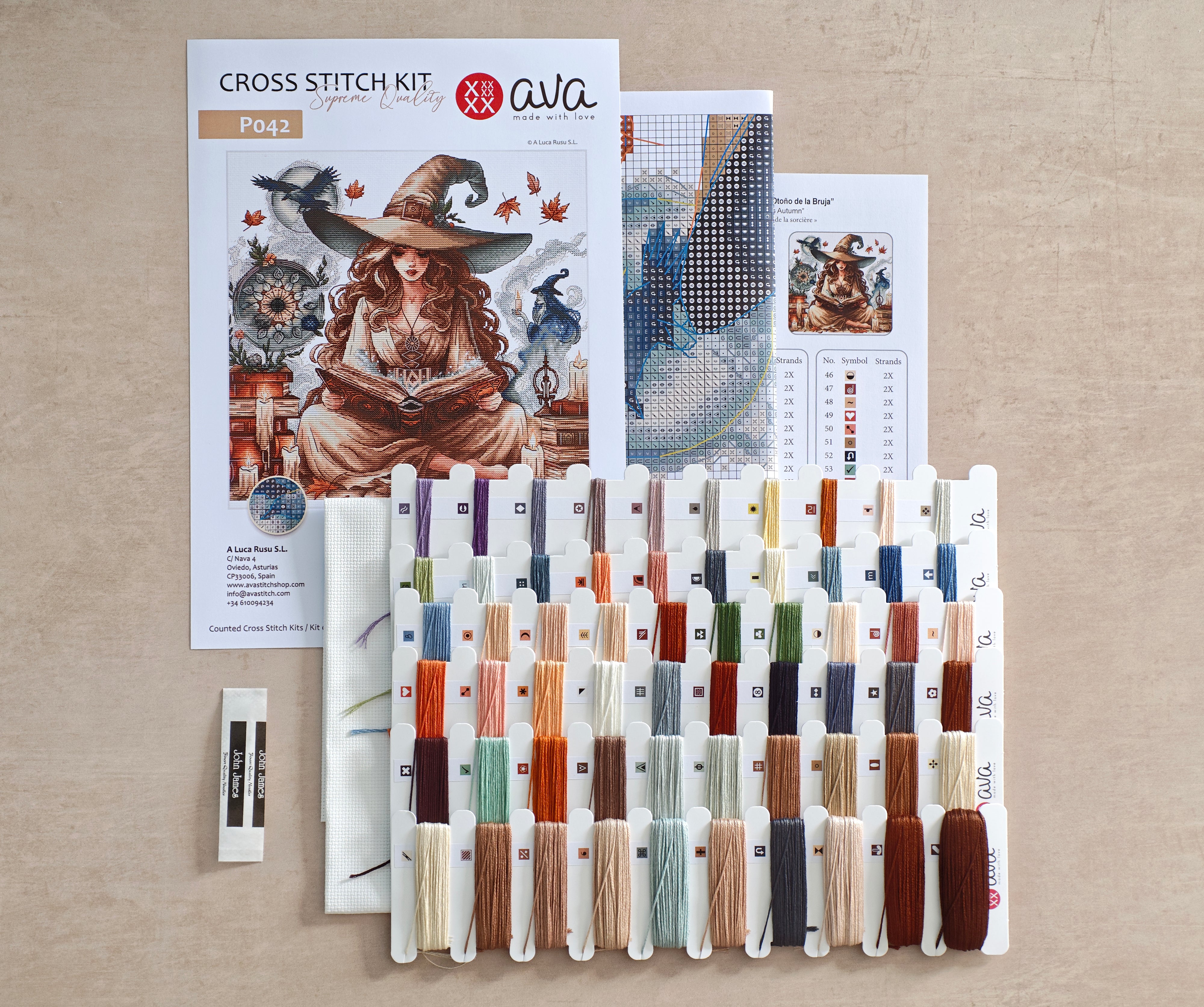 The Witche's Autumn - Cross Stitch Kit AVA P042 – AVA Stitch