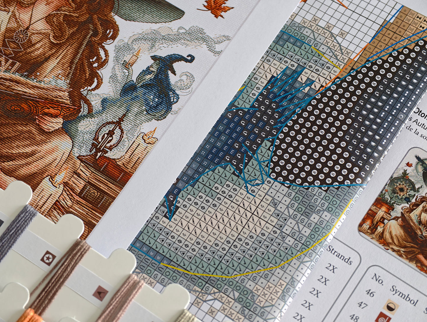 The Witche's Autumn - Cross Stitch Kit AVA P042