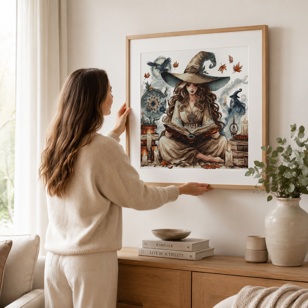 The Witche's Autumn - Cross Stitch Kit AVA P042