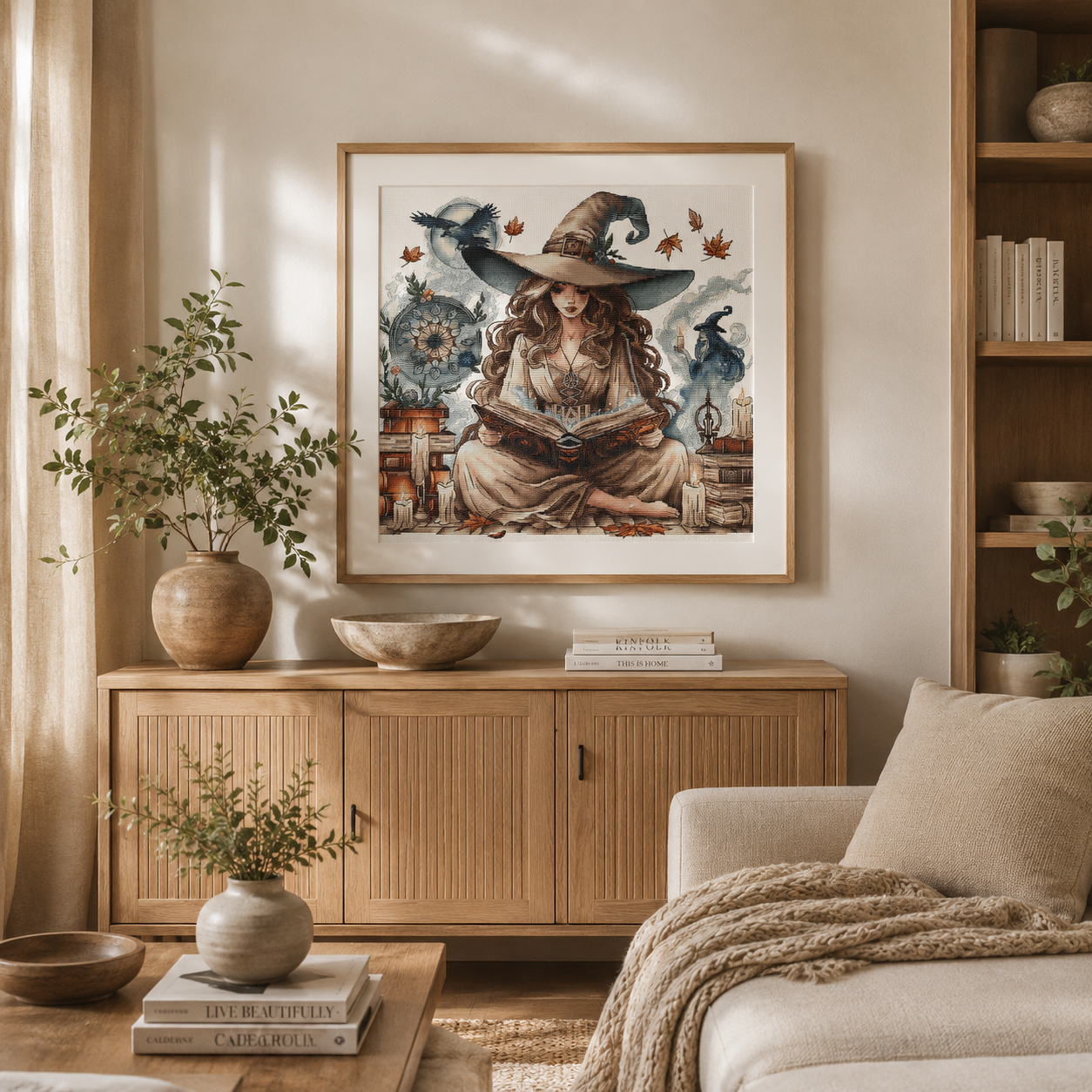 The Witche's Autumn - Cross Stitch Kit AVA P042