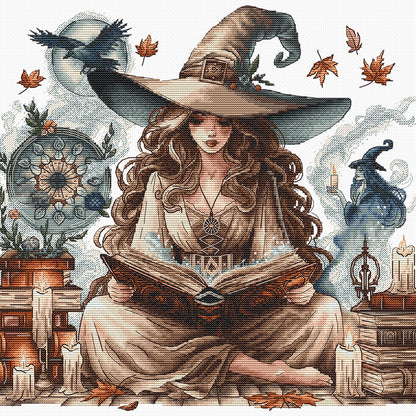The Witche's Autumn - Cross Stitch Kit AVA P042