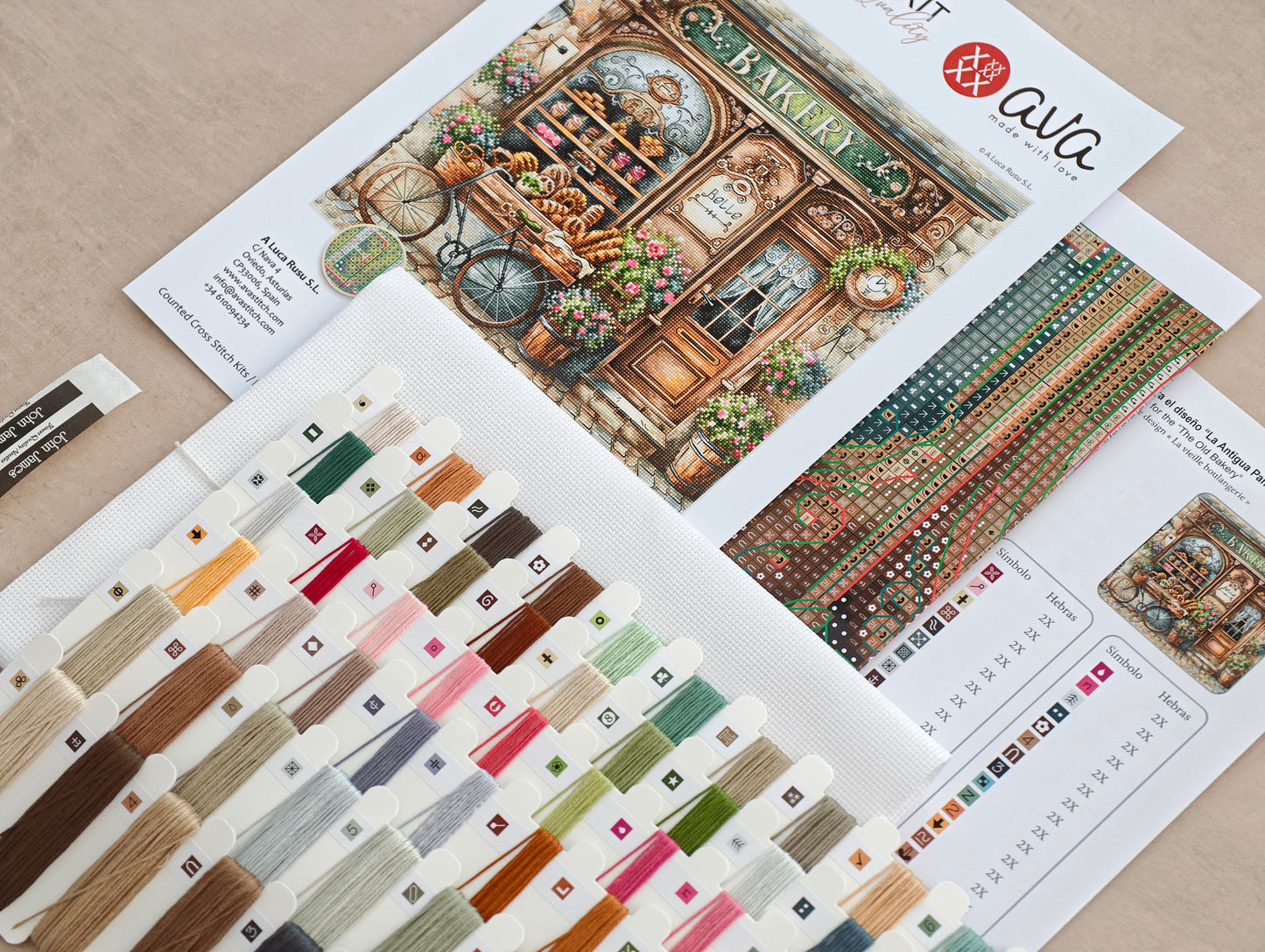 The Old Bakery - Cross Stitch Kit AVA P100