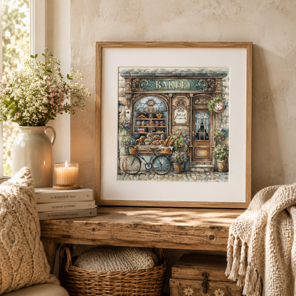 The Old Bakery - Cross Stitch Kit AVA P100