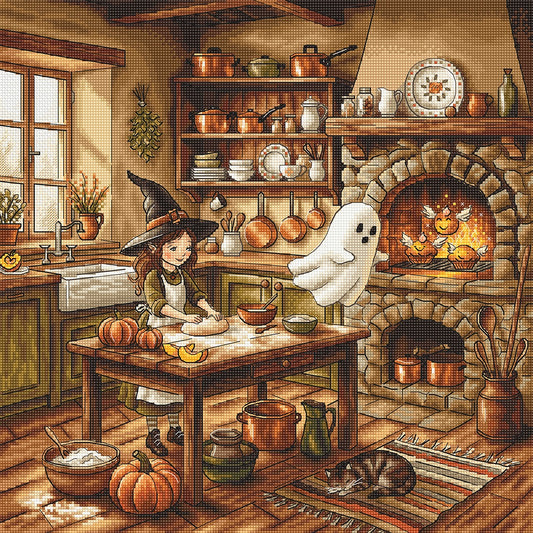 P105 Autumn Magic Kitchen - Cross Stitch Kit AVA