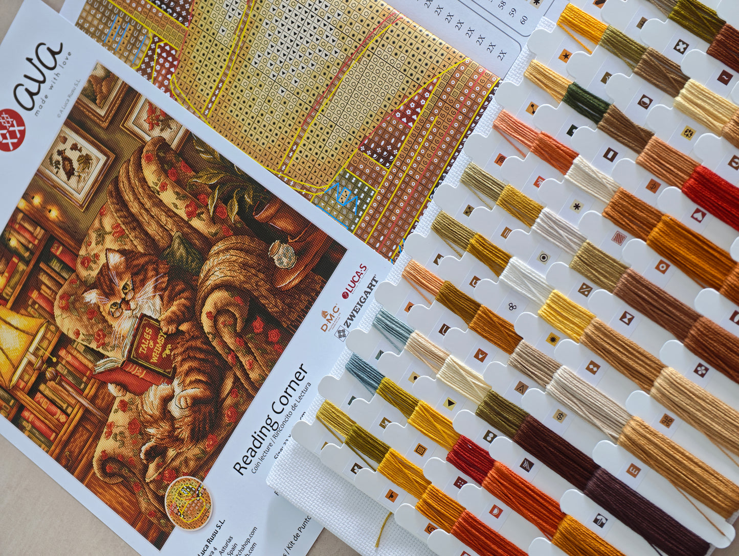 P111 Reading Corner - Cross Stitch Kit AVA