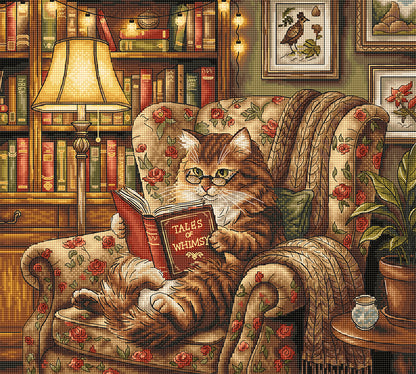 P111 Reading Corner - Cross Stitch Kit AVA