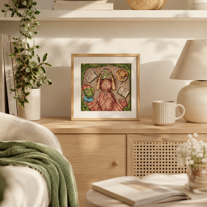 Books, flowers and dreams - Cross Stitch Kit AVA P114