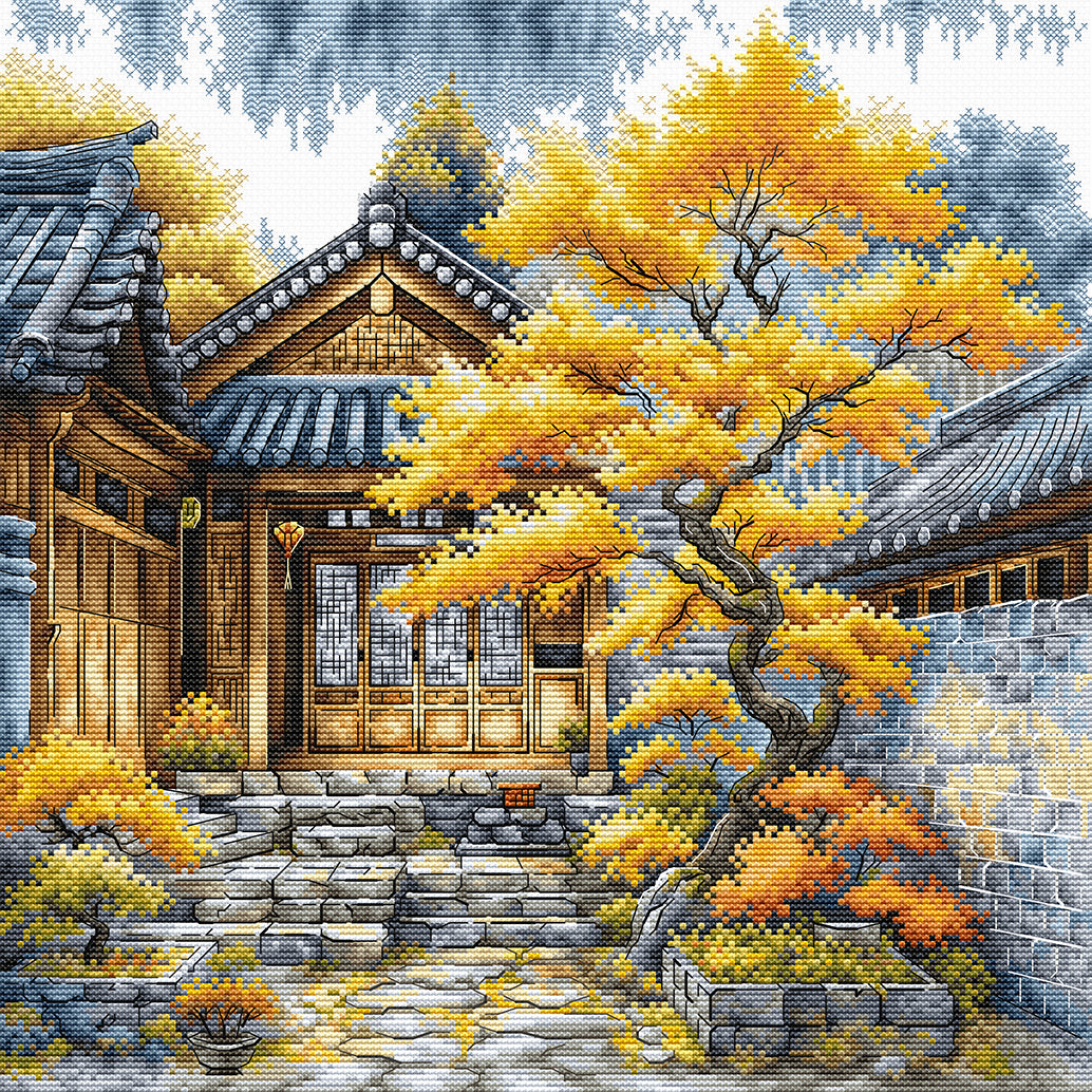 Golden Trees - Cross Stitch Kit AVA P118