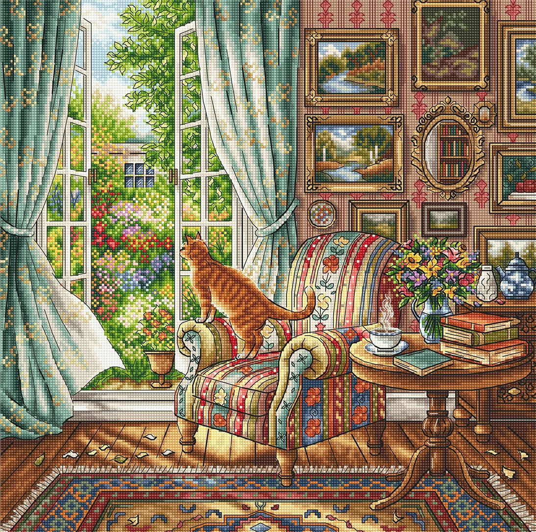 P164 Sunny Morning - Cross Stitch Kit AVA