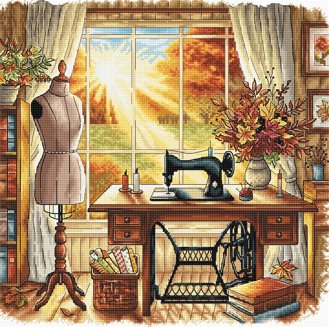 P188 The Dressmaker's Corner - Cross Stitch Kit