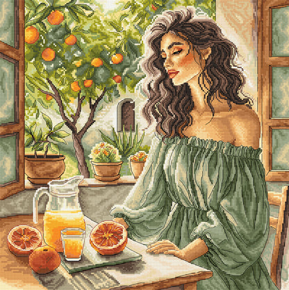 Window to the Garden - Cross Stitch Kit AVA P191