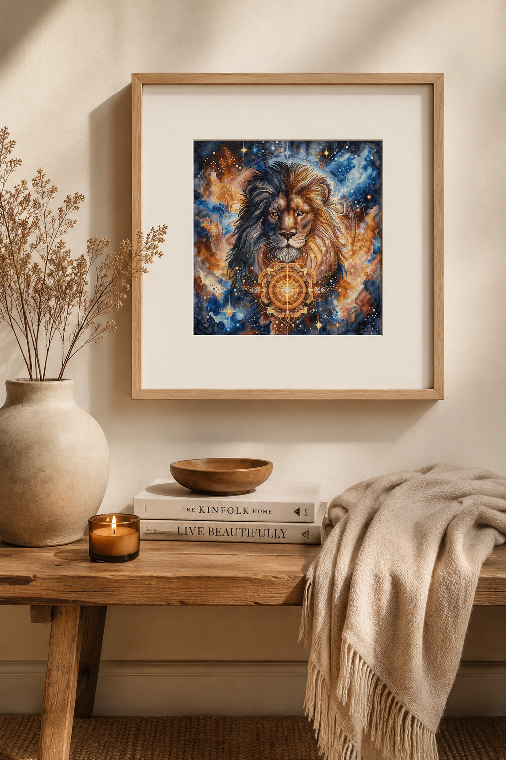 Celestial Lion - Cross Stitch Kit AVA P194