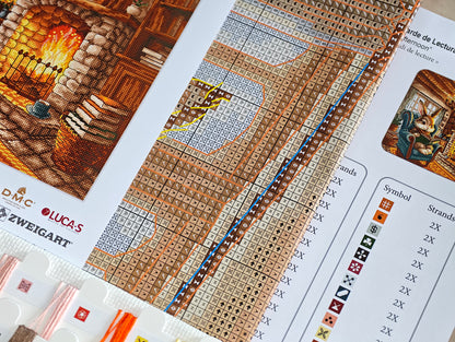 Afternoon of Reading - Cross Stitch Kit AVA P195