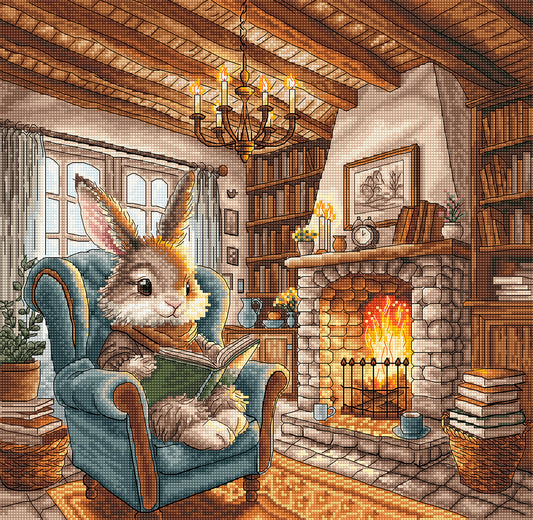 Afternoon of Reading - Cross Stitch Kit AVA P195