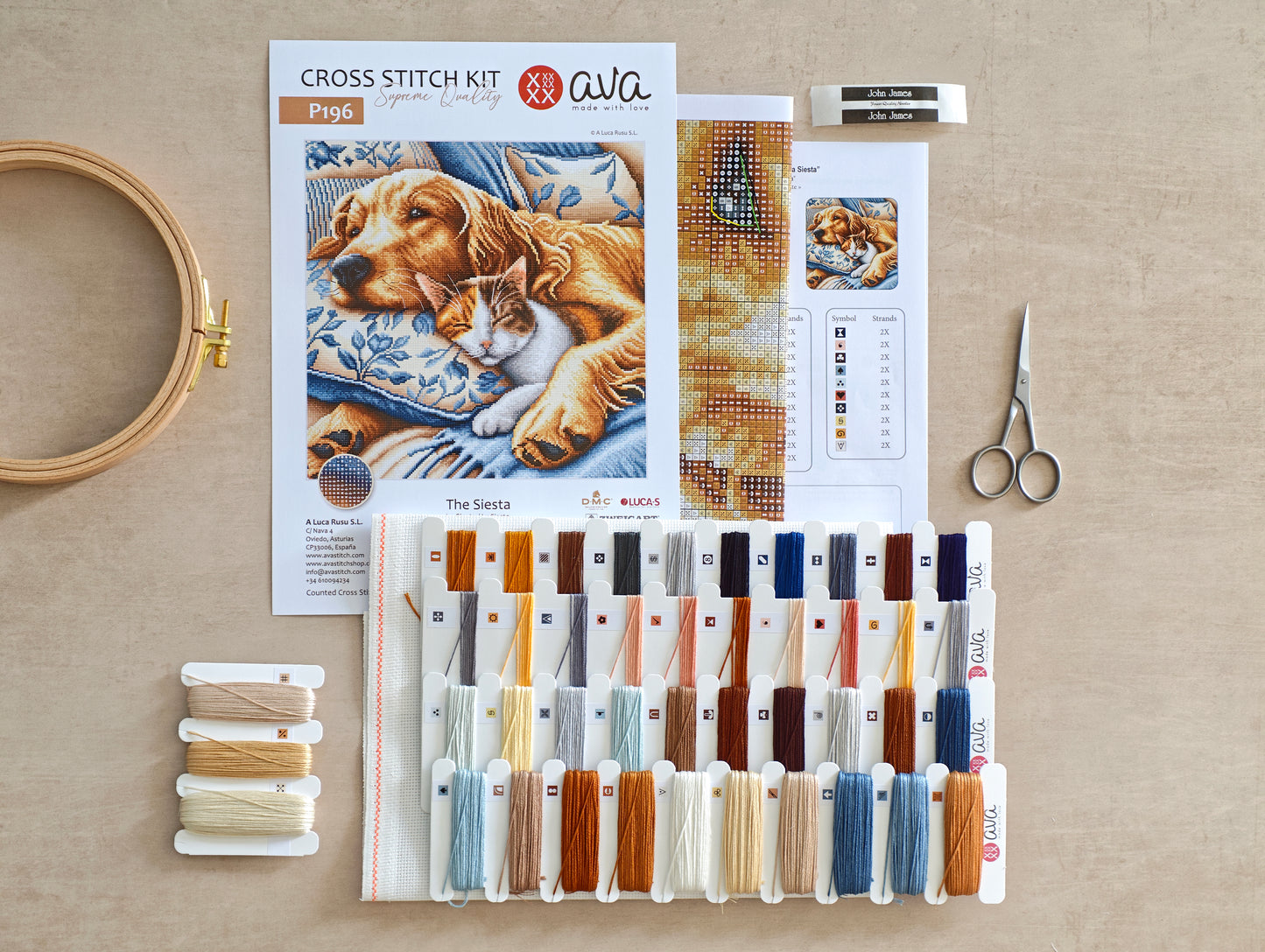 The Nap - Cross Stitch Kit AVA P196