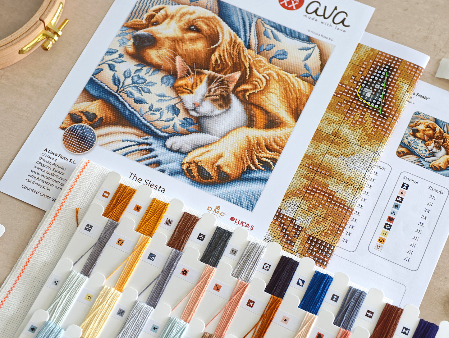 The Nap - Cross Stitch Kit AVA P196