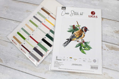 Goldfinch bird - B1197 Luca-S - Kit de Punto de Cruz