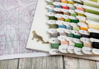Kit de Punto de Cruz "Tiempo en la Jungla" - LETISTITCH L8071