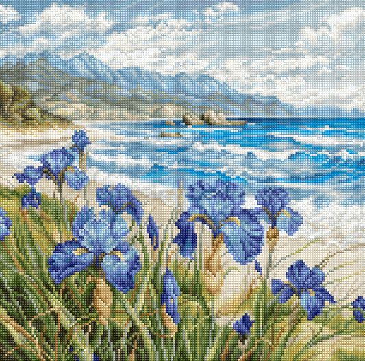 Kit de Punto de Cruz Letistitch – Blue Harmony (L9934