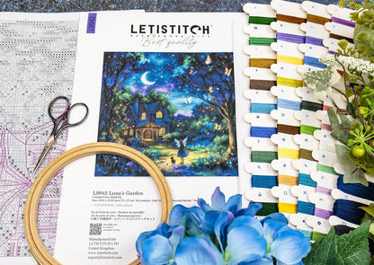 L9942 Luna’s Garden - Letistitch | Kit de punto de cruz