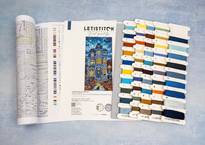 L9945 Haunt Manor - Letistitch | Kit de punto de cruz