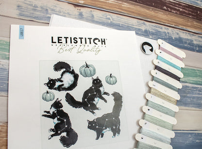 Kit de Punto de Cruz "Cat Constellation" - LETISTITCH L8817