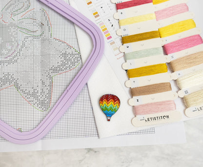 L9943 Baby Girl Record - Letistitch | Kit de punto de cruz