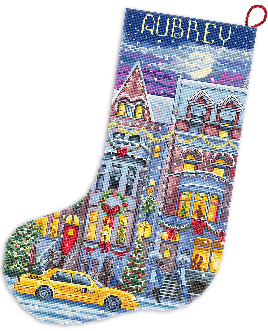 Milagro Mavideño - Calcetín de Navidad L8085 LETISTITCH
