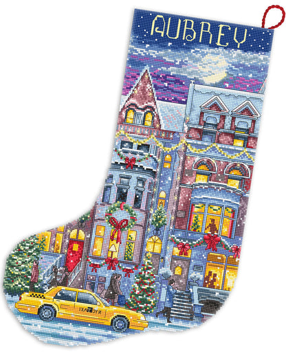 Milagro Mavideño - Calcetín de Navidad L8085 LETISTITCH
