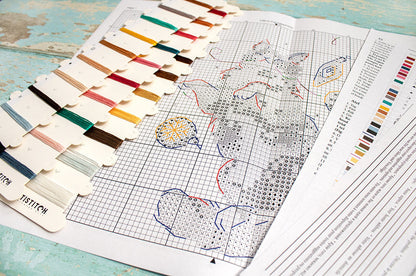 Kit de Punto de Cruz "Cat’s Happiness" - LETISTITCH L8812