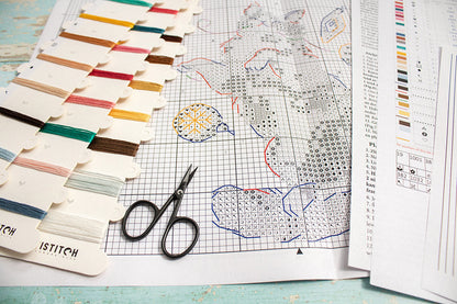 Kit de Punto de Cruz "Cat’s Happiness" - LETISTITCH L8812