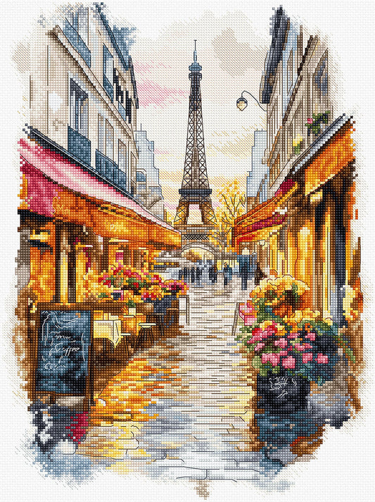 LetiStitch - Kit de Punto de Cruz "Paris" (L9929)