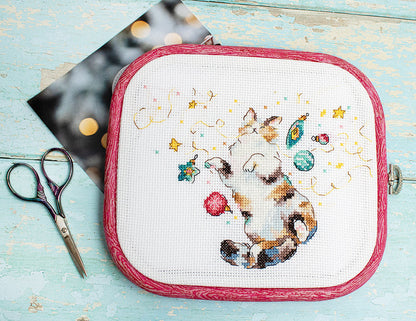 Kit de Punto de Cruz "Cat’s Happiness" - LETISTITCH L8812