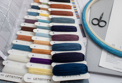 Kit de Punto de Cruz "Lobo Atrapasueños" - LETISTITCH L8069