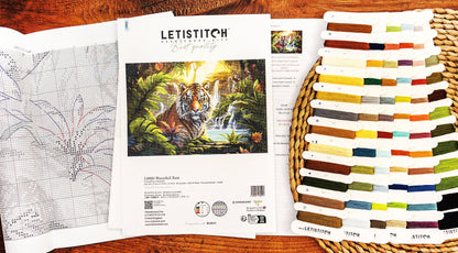 Kit de Punto de Cruz - L9900 Waterfall Rest de Letistitch