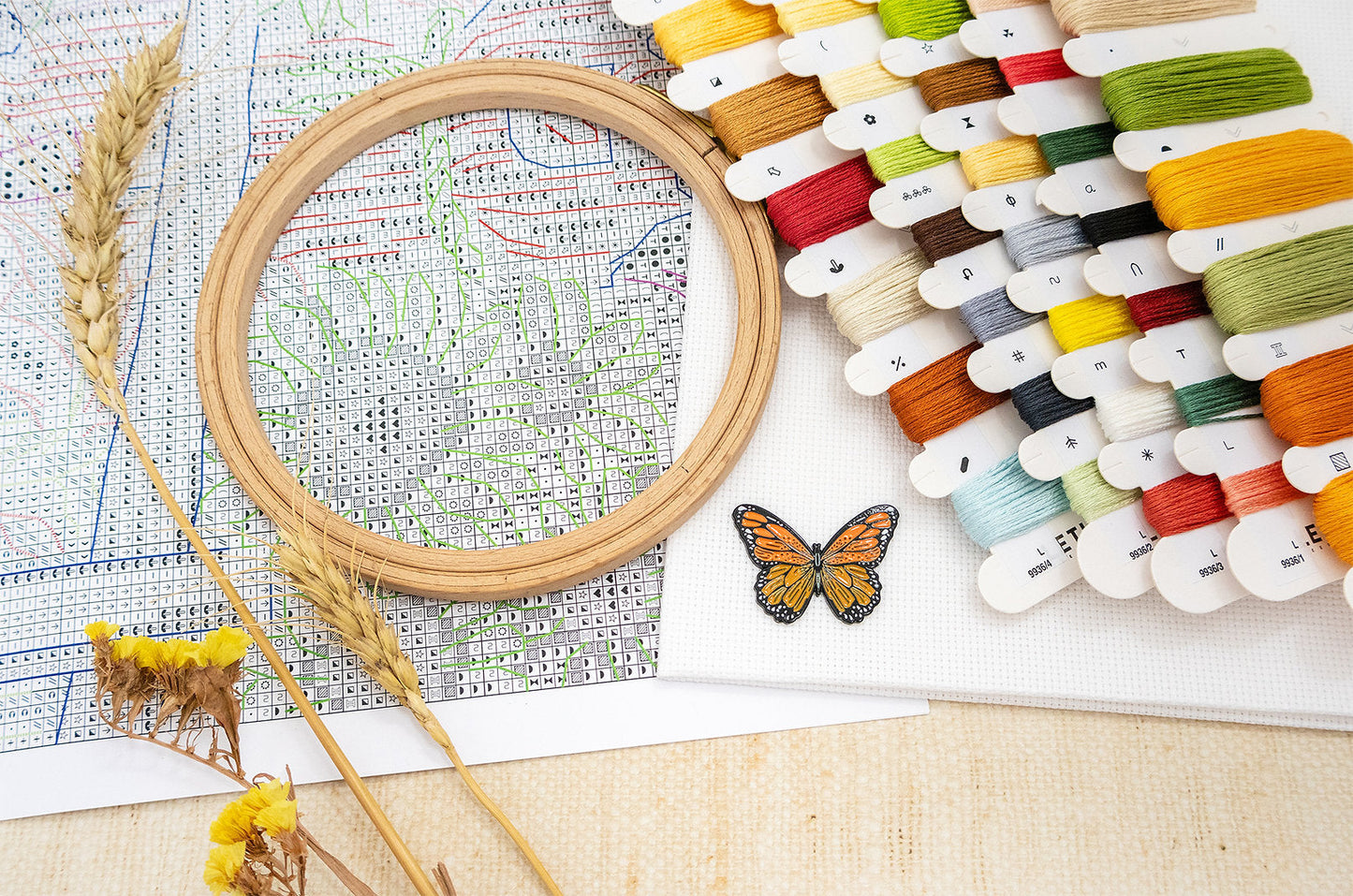 L9936 Autumn Farm - Letistitch | Kit de punto de cruz