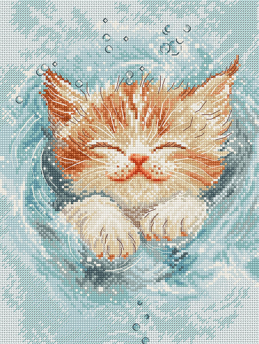 LetiStitch - Kit de Punto de Cruz "Splashing Playtime" (L9931)