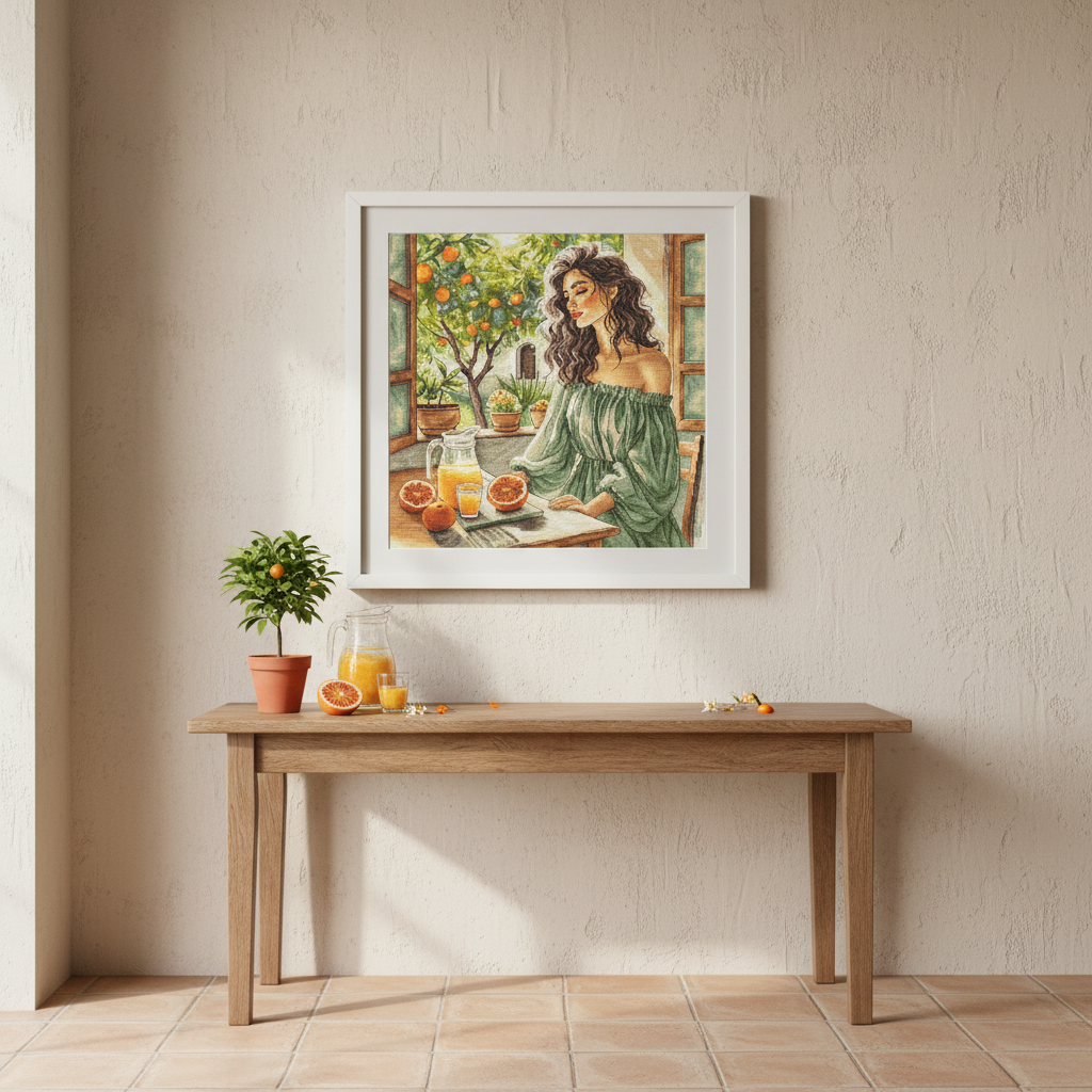 Window to the Garden - Cross Stitch Kit AVA P191