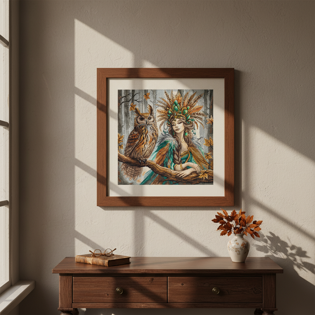 The Queen of the Forest - Cross Stitch Kit AVA P019